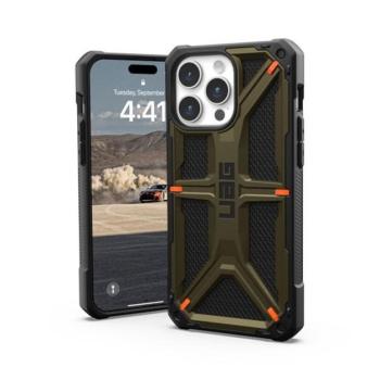 UAG Monarch Apple iPhone 15 Pro Max hátlap tok, kevlár element green kép