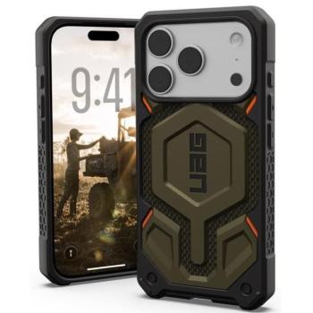 UAG Monarch Pro Apple iPhone 17 Pro MagSafe kompatibilis tok, Kevlar Green kép