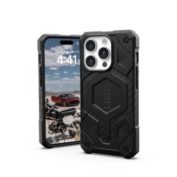 UAG Monarch Pro MagSafe Apple iPhone 15 Pro hátlap tok, carbon fiber kép
