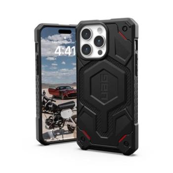 UAG Monarch Pro MagSafe Apple iPhone 15 Pro Max hátlap tok, kevlár fekete kép
