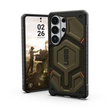UAG Monarch Pro Samsung Galaxy S26 Ultra MagSafe tok, ütésálló, Kevlar Element Green kép