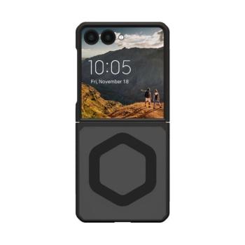 UAG Mouve Samsung Galaxy Z Flip 7 mágneses tok, Ash, fekete-átlátszó kép