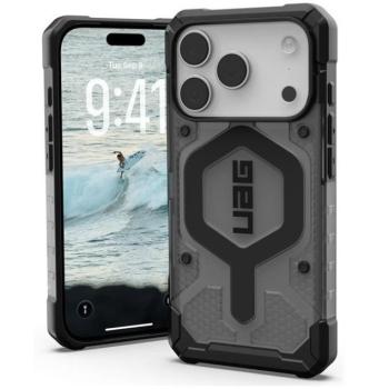UAG Pathfinder Apple iPhone 17 Pro Clear MagSafe tok, Ash/Black kép