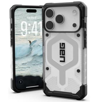 UAG Pathfinder Apple iPhone 17 Pro Max Clear MagSafe tok, Ice/Silver kép