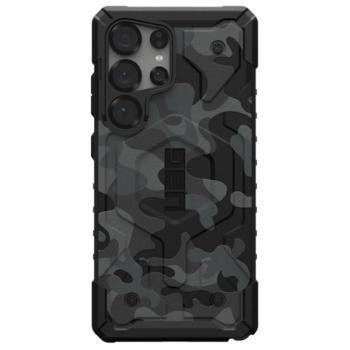 UAG PATHFINDER defender műanyag telefonvédő (erős ütésállóság, légpárnás sarok, MagSafe, terep minta) FEKETE Samsung Galaxy S25 Ultra (SM-S938) kép
