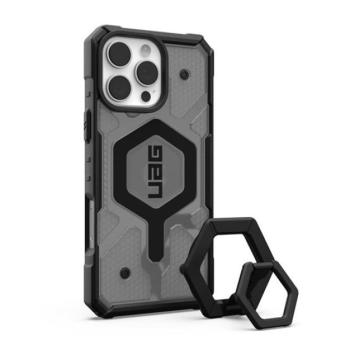 UAG Pathfinder iPhone 16 Pro Max MagSafe Clear tok kitámasztóval, Ash/Black kép