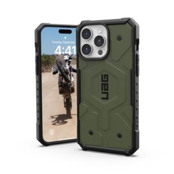 UAG Pathfinder MagSafe Apple iPhone 15 Pro Max hátlap tok, olive drab kép
