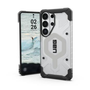 UAG Pathfinder Samsung Galaxy S26 Ultra Clear MagSafe tok, Ice/silver kép