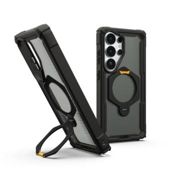 UAG Plasma XTE 360 Samsung Galaxy S26 Ultra MagSafe tok megerősített peremmel, kitámasztóval, Black kép