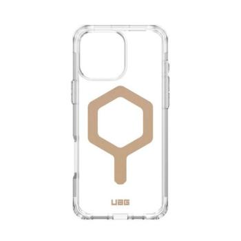 UAG Plyo Apple iPhone 16 Pro Max hátlap tok, ice/arany (átlátszó) kép