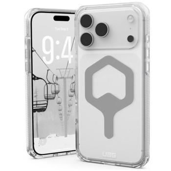 UAG Plyo Apple iPhone 17 Pro hátlap tok, MagSafe, ice/silver kép