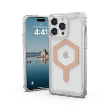 UAG Plyo MagSafe Apple iPhone 15 Pro Max hátlap tok, jég/rozéarany kép