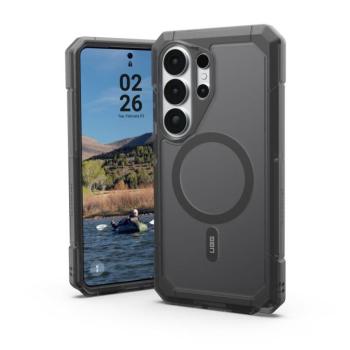 UAG Trooper Samsung Galaxy S26 Ultra MagSafe tok megerősített peremmel, ütésálló, Black/ash  kép