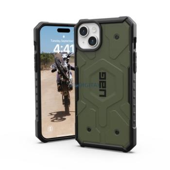 ( UAG ) Urban Armor Gear Pathfinder Magsafe kompatibilis iPhone 15 PLUS olíva tok kép