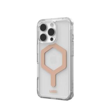 (UAG) Urban Armor Gear Plyo MagSafe-kompatibilis tok iPhone 16 Pro - átlátszó-rózsaarany színű kép