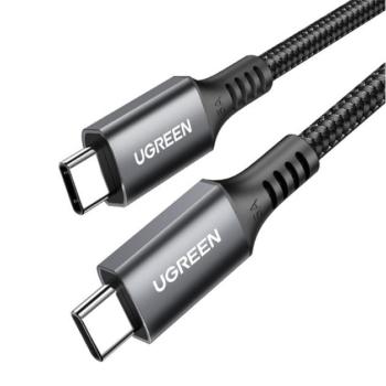 UGREEN adatkábel hosszabbító (Type-C - Type-C, 300cm, cipőfűző) FEKETE kép