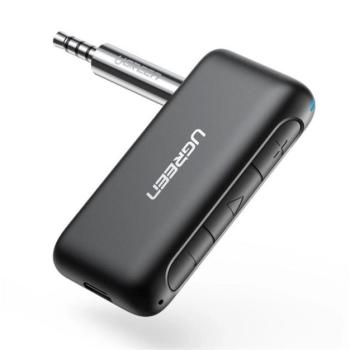 UGREEN bluetooth FM transmitter Type-C aljzat (v5.3, 3.5mm jack, mikrofon) FEKETE kép