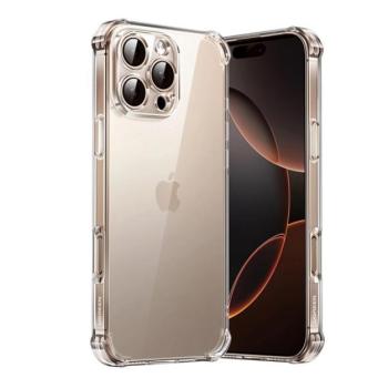 UGREEN BRIGHT CUSHION szilikon telefonvédő (ütésállóság, légpárnás sarok) ÁTLÁTSZÓ Apple iPhone 16 Pro Max kép