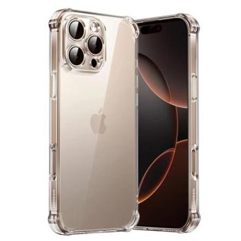 UGREEN BRIGHT CUSHION szilikon telefonvédő (ütésállóság, légpárnás sarok) ÁTLÁTSZÓ Apple iPhone 16 Pro kép