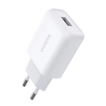 UGREEN CD122 hálózati töltő USB aljzat (18W, gyorstöltő 3.0) FEHÉR kép