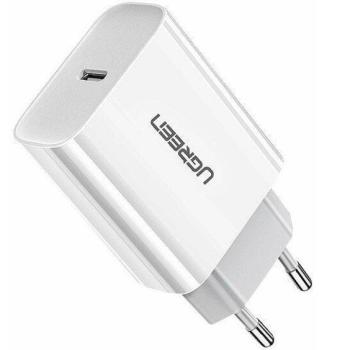 Ugreen CD137 USB-C hálózati töltő adapter, PD 3.0, 20W, fehér kép