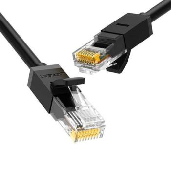 Ugreen Ethernet RJ45, Cat.6, UTP hálózati kábel, 3m, fekete kép