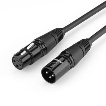 Ugreen hosszabbító audio kábel, mikrofon kábel, mikrofon XLR (női) - XLR (férfi) 3m (AV130) kép