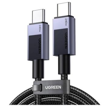 Ugreen L513 USB-C-USB-C töltő- és adatkábel, PD, 2m, fekete kép