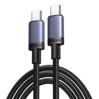 UGREEN L528 adatkábel (Type-C - Type-C, 240W, PD gyorstöltő 3.0, 300cm) SÖTÉTSZÜRKE kép