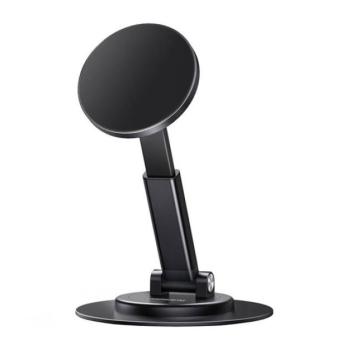 UGREEN LP862 asztali tartó (alumínium, mágneses, állítható, 360°, csúszásgátló talp, MagSafe) FEKETE kép