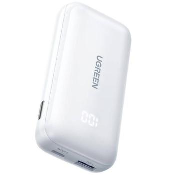Ugreen PB501 Powerbank / külső akkumulátor, USB-A-USB-C port 10000mAh, 30W, PD, fehér kép