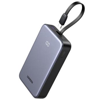 Ugreen PB505 Powerbank / külső akkumulátor, USB-C-USB-A port 20000mAh, 20W, szürke kép