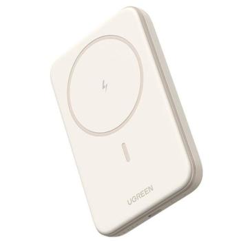 Ugreen PB561 Powerbank / külső akkumulátor, mágneses, USB-C port 10000mAh, 15W, bézs kép