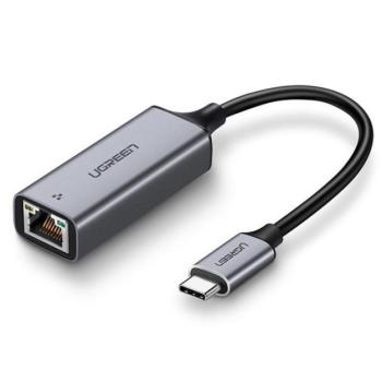 Ugreen RJ45 USB-C - Gigabit Ethernet adapter, alumínium, szürke kép