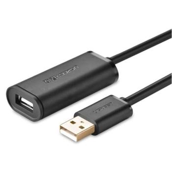 UGREEN US121 adatkábel hosszabbító (USB aljzat - USB, 1000cm) FEKETE kép