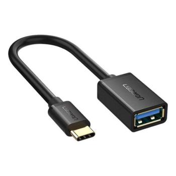 UGREEN US154 adapter kábel (USB aljzat - Type-C, OTG, 15cm) FEKETE kép