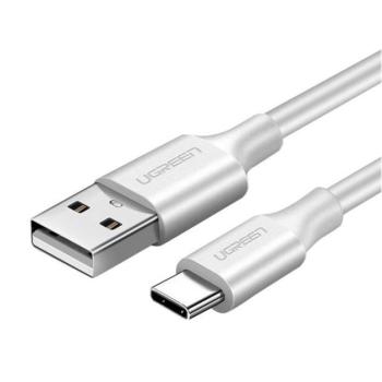 UGREEN US287 adatkábel (USB - Type-C, 2A, gyorstöltő 3.0, 50cm) FEHÉR kép