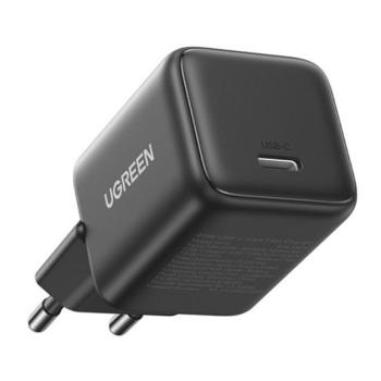 UGREEN X513 hálózati töltő Type-C aljzat (30W, GaN, PD gyorstöltő) SÖTÉTSZÜRKE kép