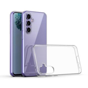 Ultra átlátszó szilikon tok Samsung Galaxy S23 FE, átlátszó, átlátszó kép