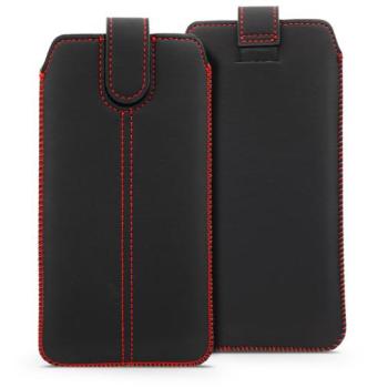 ULTRASLIM univerzális kihúzható telefontok 158x84mm - fekete kép