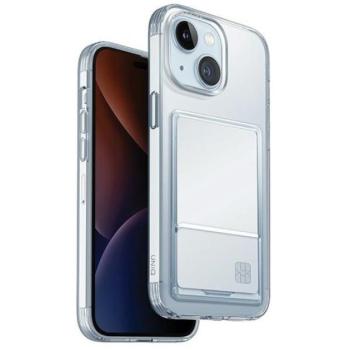 Uniq Air Fender Apple iPhone 15 kártyatartós tok, átlátszó kép