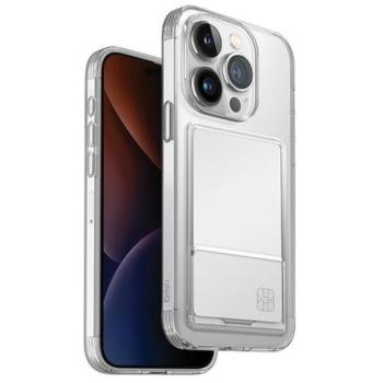 Uniq Air Fender Apple iPhone 15 Pro kártyatartós tok, átlátszó kép
