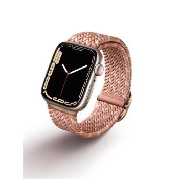 Uniq Aspen Designer Edition fonott szíj Apple Watch 38/40/41mm, rózsaszín kép