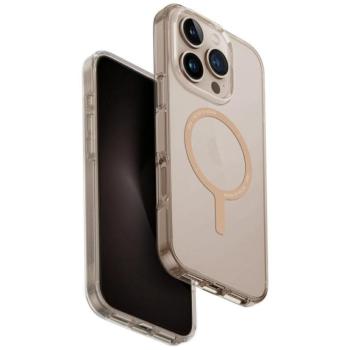 Uniq Clario Magclick Apple iPhone 16 Pro MagSafe tok, átlátszó-arany kép