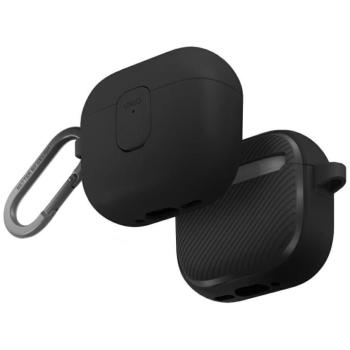 Uniq Clyde Apple AirPods 4 tok karabinerrel, fekete kép
