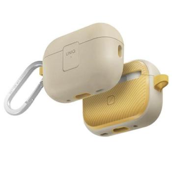 Uniq Clyde Apple AirPods Pro 2 tok karabinerrel, bézs-sárga kép