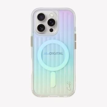 Uniq Coehl Linear Magnetic Charging tok iPhone 16 Pro - szivárványszínű kép