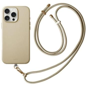 Uniq Coehl Muse Magnetic Charging tok iPhone 16 Pro Max - bézs kép