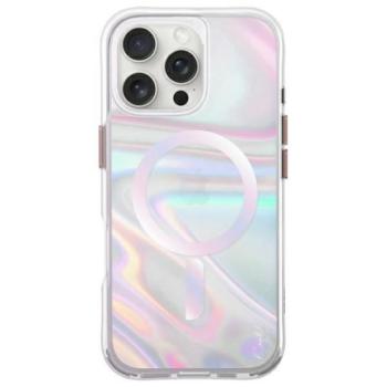 Uniq Coehl Savon Magnetic Charging tok iPhone 16 Pro Max - fehér gyöngyházfényű kép