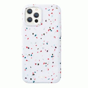 UNIQ Coehl Terrazzo tok iPhone 12 Pro Max - fehér kép